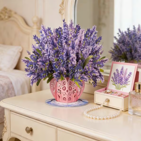 🏆55k+ Sold! 🌼💌 Forever-blooming 3d Flower Pop-up Card– Personalized Love Message & Everlasting Bloom 🎁