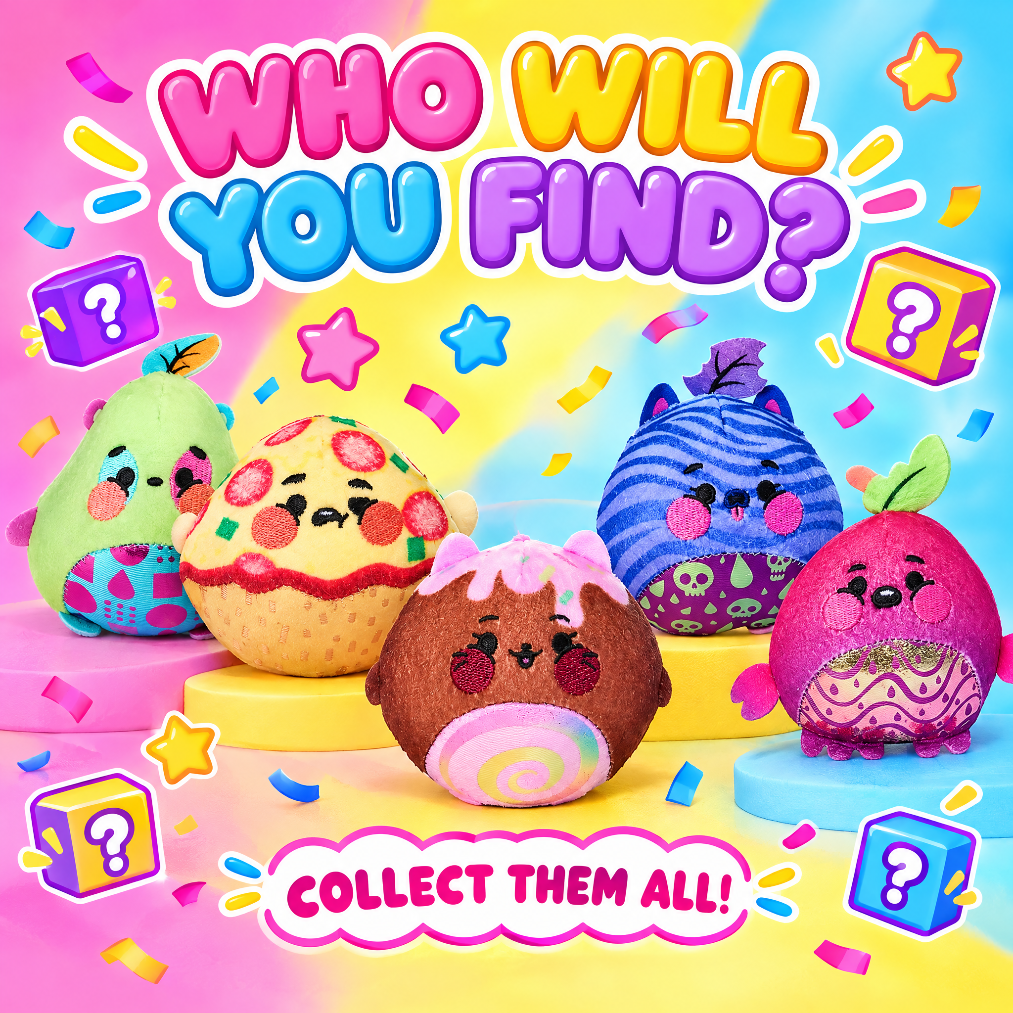  🥰Last Day Discount: 50% OFF🔥Surprise Reveal Squishy Characters | The Water Reveal Toy That Brings Magic To Life