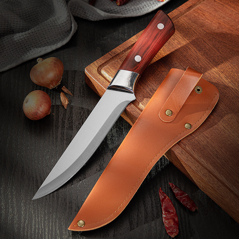 Sharp High Carbon Stainless Steel Kitchen Knives with Ergonomic Handle 