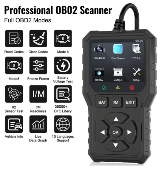 🔥hot Sale 🔥obd2 Advanced Diagnostic Tool Professional Engine Code Reader