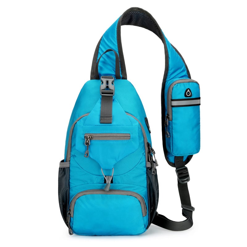 ✨ Perfect for Hiking and Traveling ✨Packable Small Crossbody Sling Backpack with Side Pouch