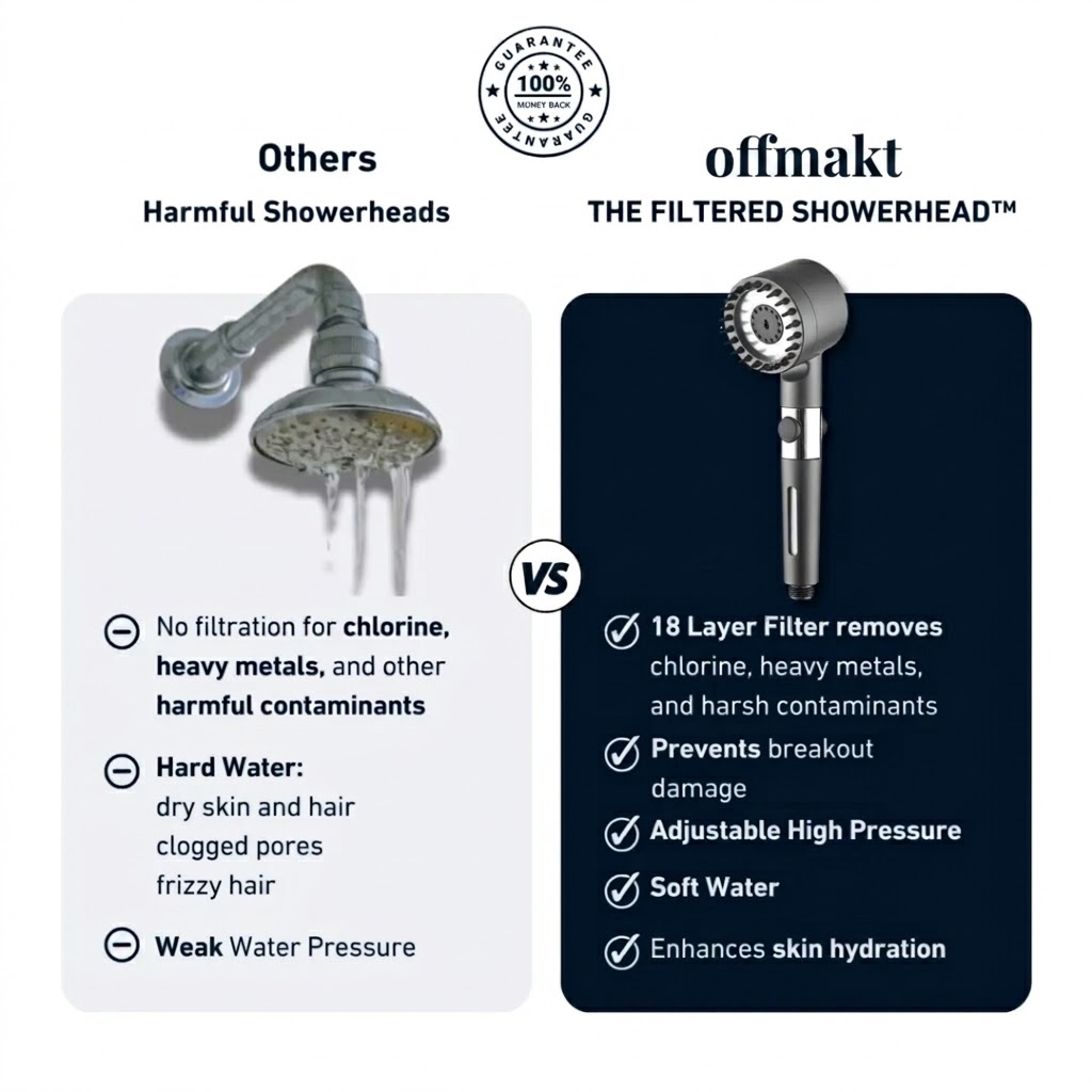 🚿THE FILTERED SHOWERHEAD | Soft Skin & Hair Filter Shower Head