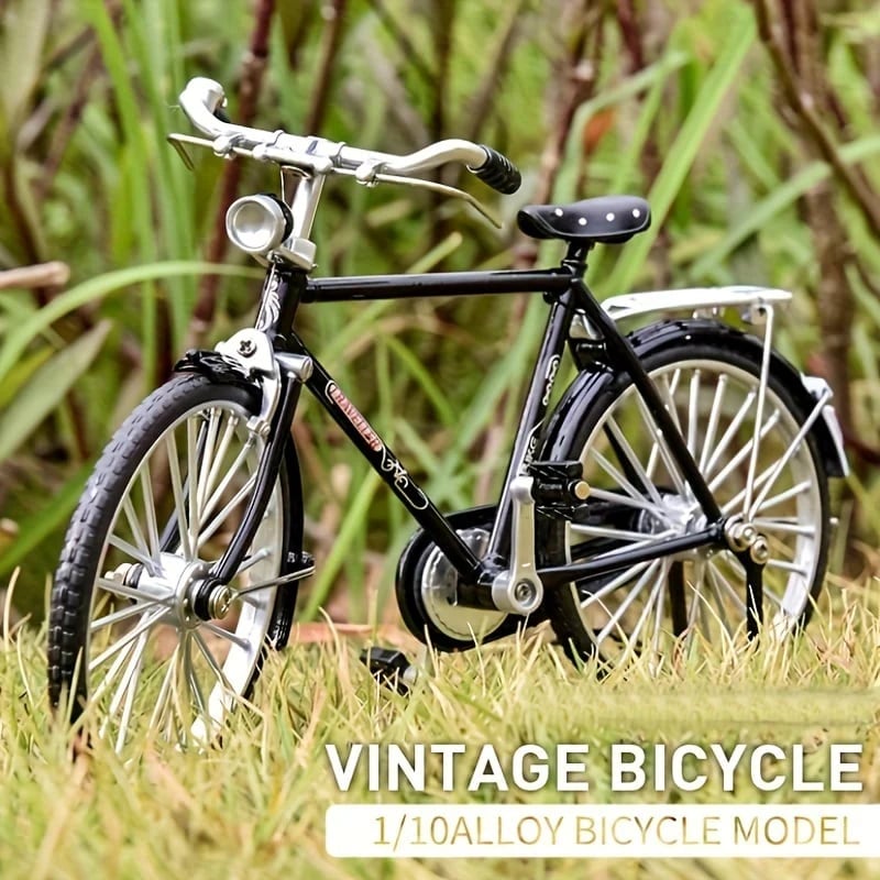 🚴‍♂️ Today Only! 50% OFF 52-Piece Retro Bicycle Model Set! 🚲