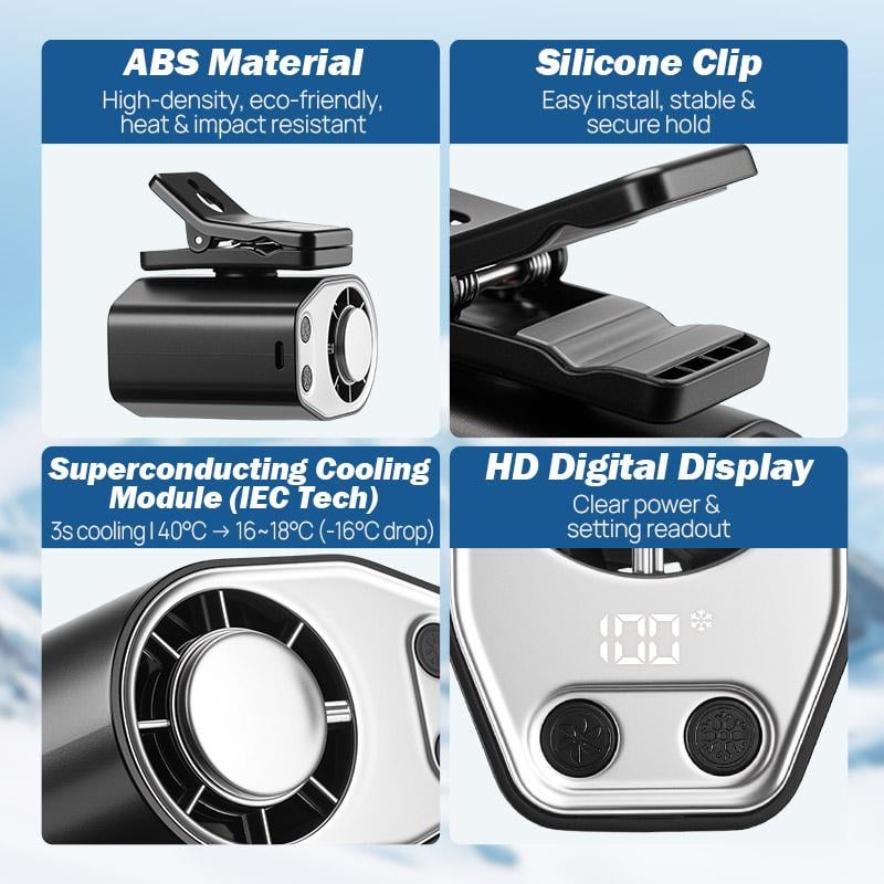 2026 IceBreezeTM 360° Pro - The Ultimate Car & Stroller Cooling Fan