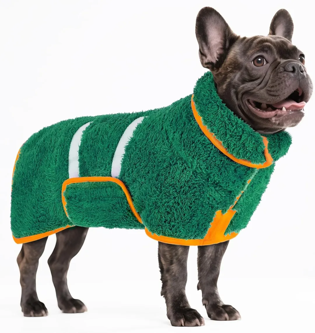 Bienbee Dog Bathrobe, Quick Drying Super Absorbent Dog Robes For After Bath, Warm Keeping Dogs Towel, Dogs Bath Supplies, Dark Blue L