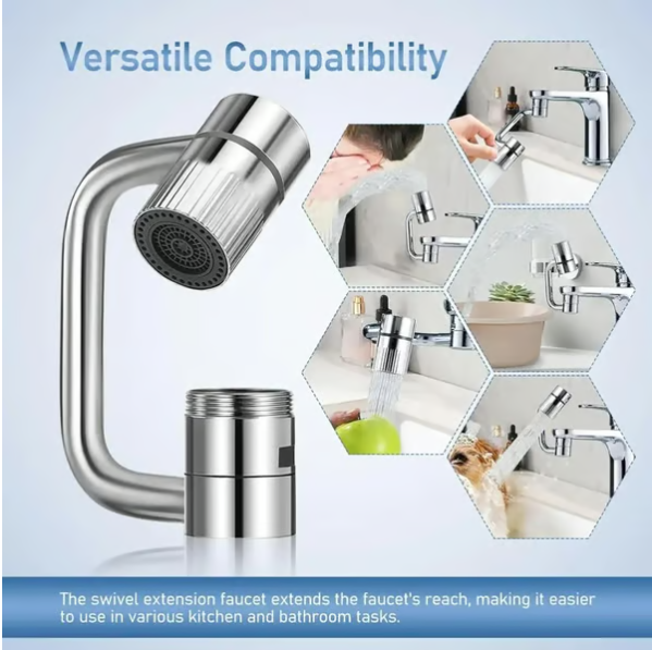 🔥last Day 50% Off🔥swivel Rotatable Tap Aerator Extension 2-mode Splash All-angle Precision Control