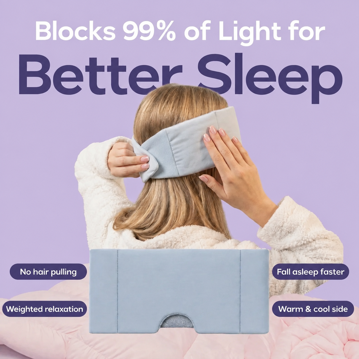 Adjustable Weighted Eye Mask