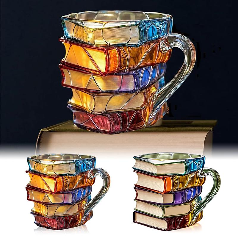 🔥Hot Sale 49% off🌟Novelty 3D Painted Book Mug— Where Literature Meets Art in Your Morning Routine 📚☕