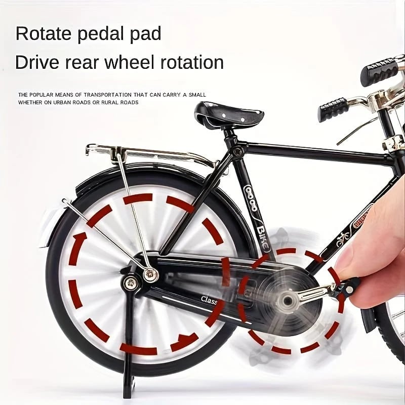 🚴‍♂️ Today Only! 50% OFF 52-Piece Retro Bicycle Model Set! 🚲