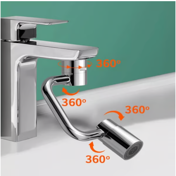 🔥last Day 50% Off🔥swivel Rotatable Tap Aerator Extension 2-mode Splash All-angle Precision Control