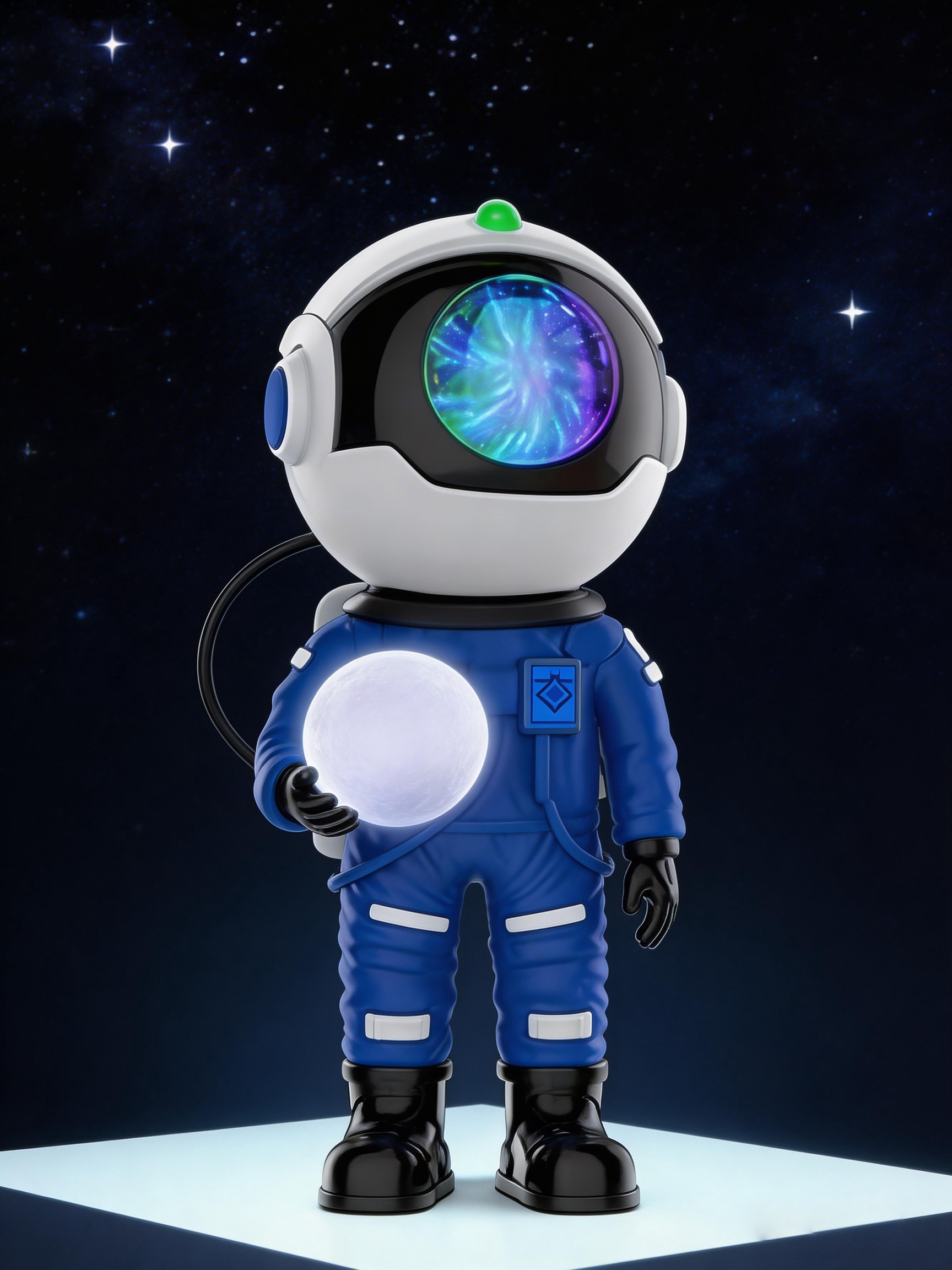 Rossetta Astronaut Galaxy Projector, Star Projector For Bedroom, Led Night Light For Kids Room With Timer And Remote Control, Est Room Decor (, White)