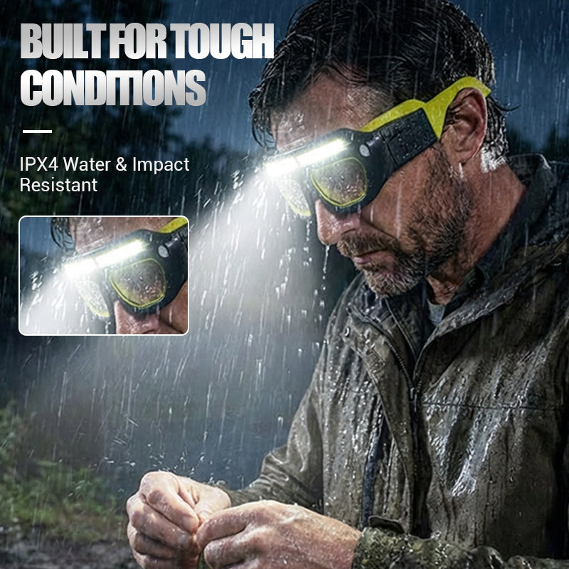 📢📢50   % OFF !!✨Rechargeable LED Glasses Headlamp