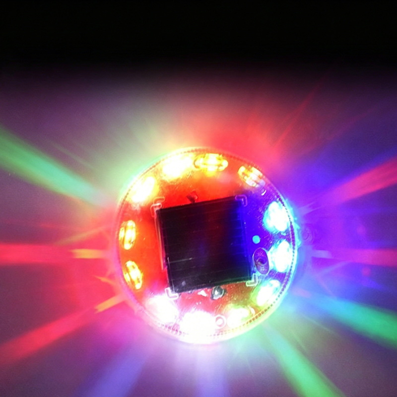Solar-Powered LED Car Warning Light