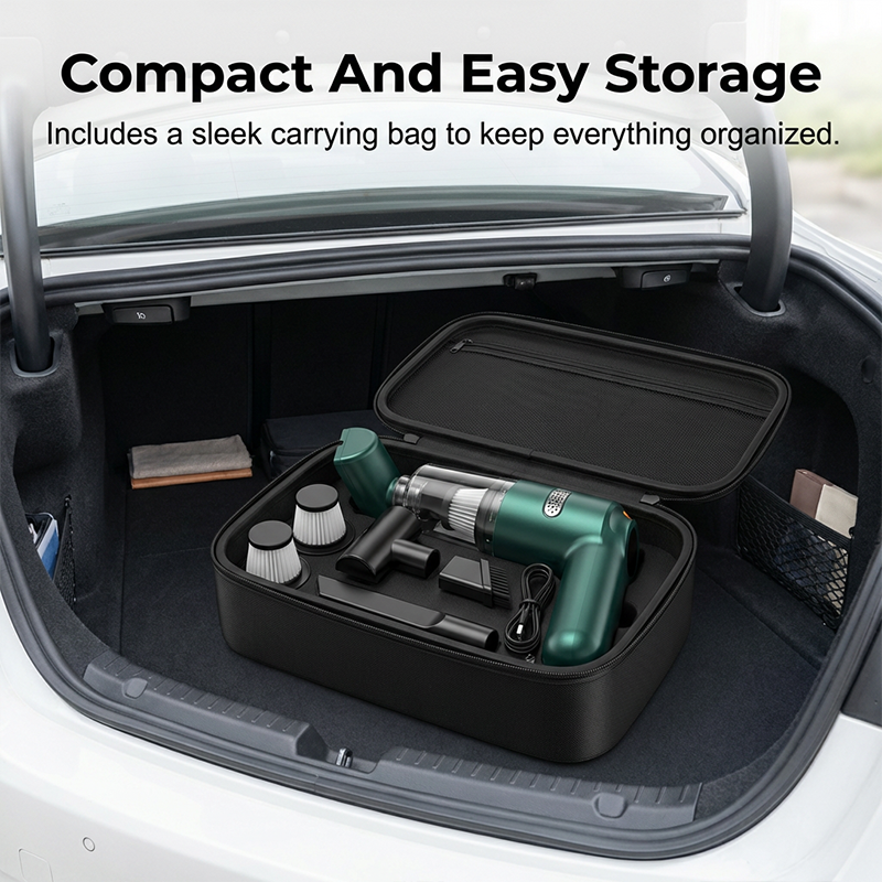 🚗💨 Cordless car vacuum – 10000Pa suction, lightweight, long battery life!