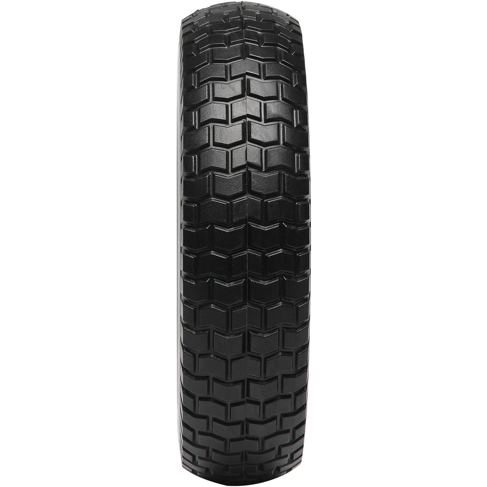 🔥 Today Only 50% OFF — 10" Solid PU Run-Flat Tire Wheels (2-Pack), Flat-Free Heavy Duty Cart Wheels