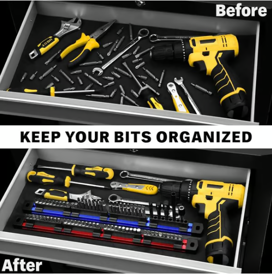 Magnetic Slidable Drill Bit Holder