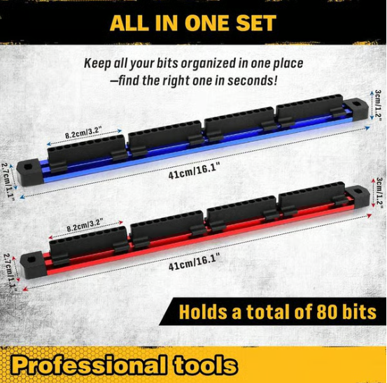 Magnetic Slidable Drill Bit Holder