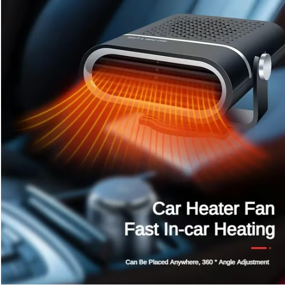 💥last Day 49% Off-🔥car Heater Portable Electric Heating Fan Defogger Defroster Demister 12v