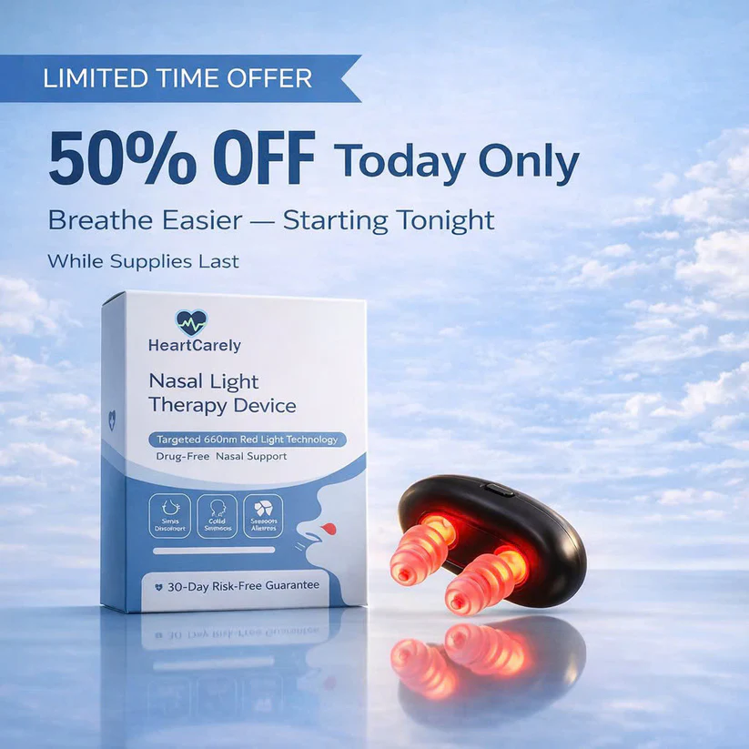 HeartCarely™ Red Light Nasal Congestion Relief