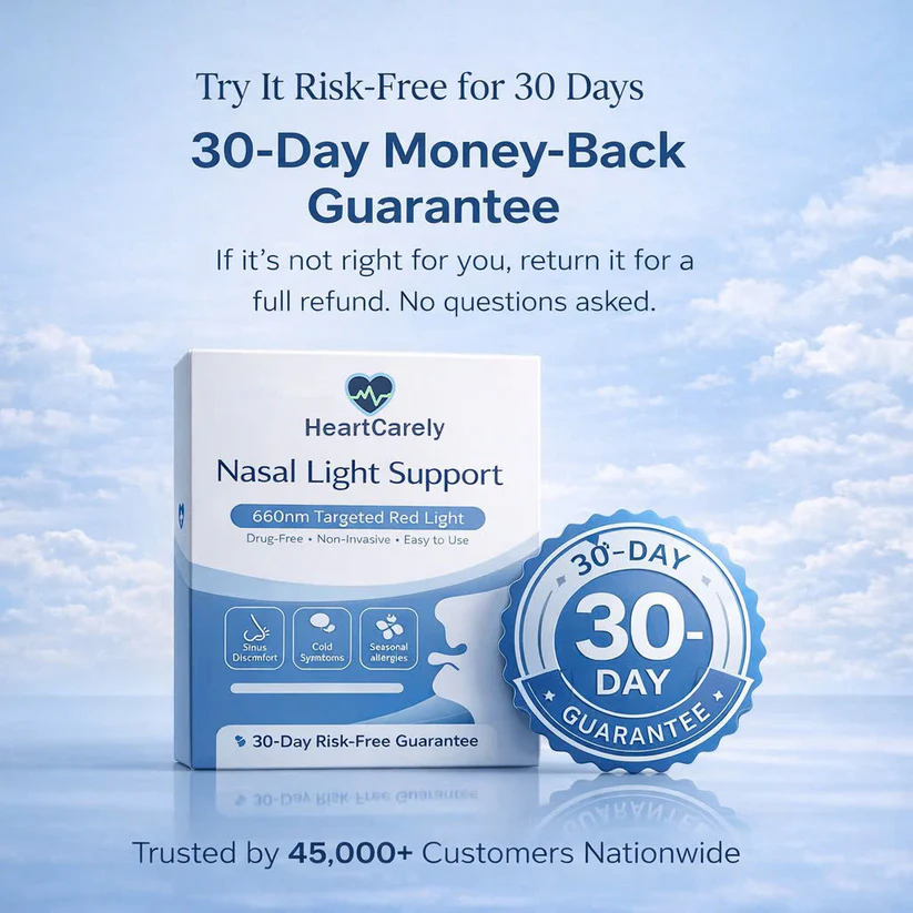 HeartCarely™ Red Light Nasal Congestion Relief
