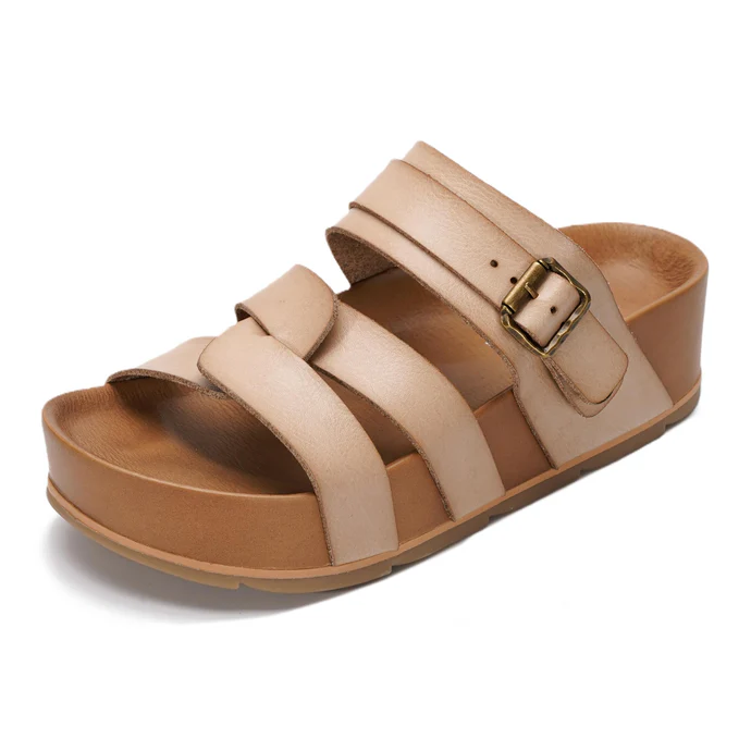 Women's Eco-Leather Platform Sandals