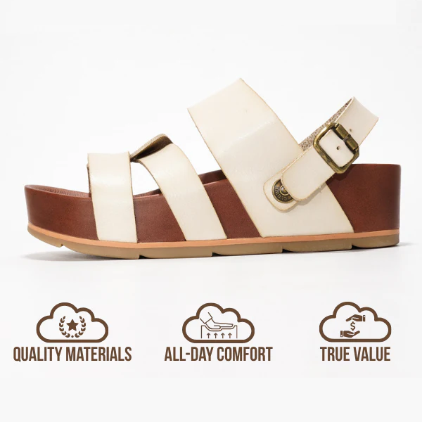 Women's Eco-Leather Platform Sandals