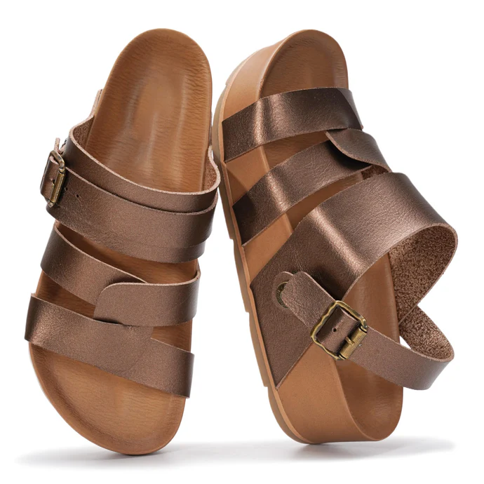 Women's Eco-Leather Platform Sandals