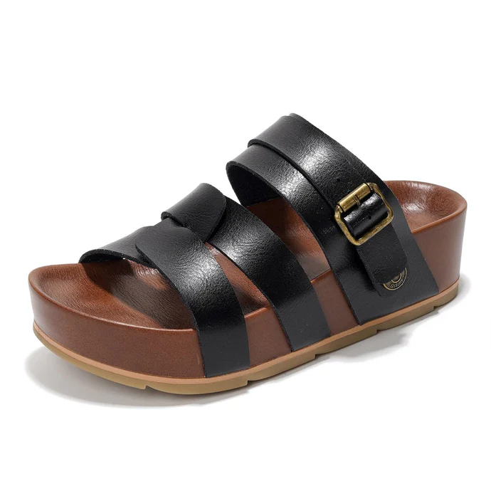 Women's Eco-Leather Platform Sandals