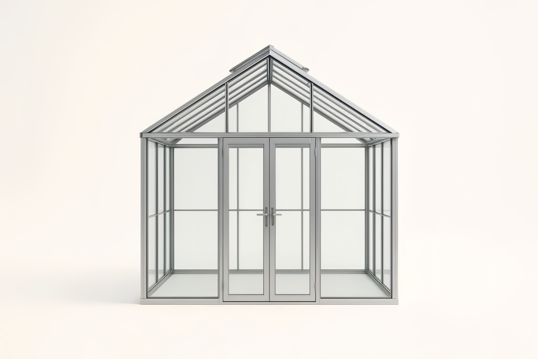 Serra da Giardino in Alluminio e Vetro Temperato 300x250x250 cm