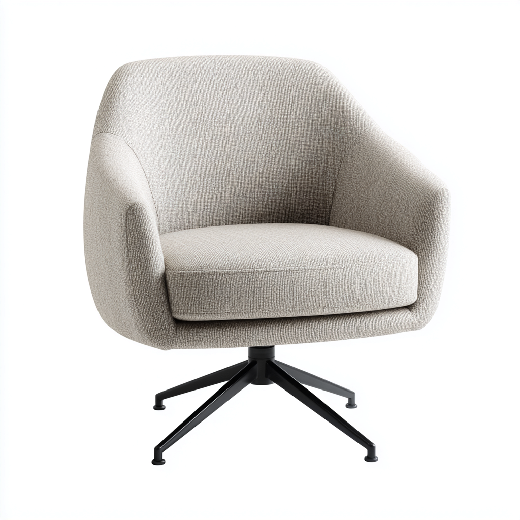 Sedia da ufficio in tessuto 78x76x86 cm - grigio - adatta all'ufficio - design moderno-Framearo