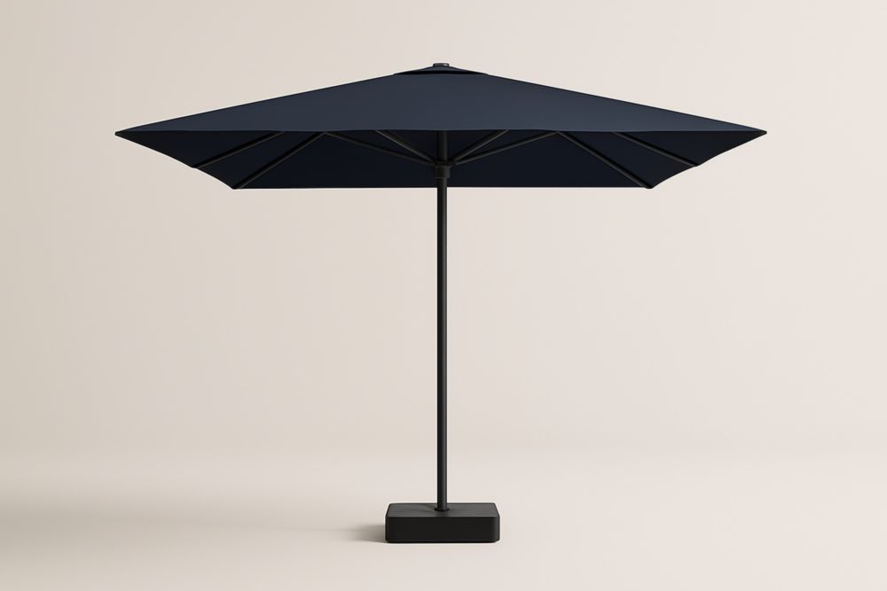 Ombrellone da Giardino in Alluminio e Tessuto Poliestere Blu-Levorinta