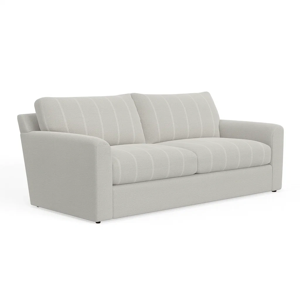 Canapé 3 places tissu gris-Mobistica