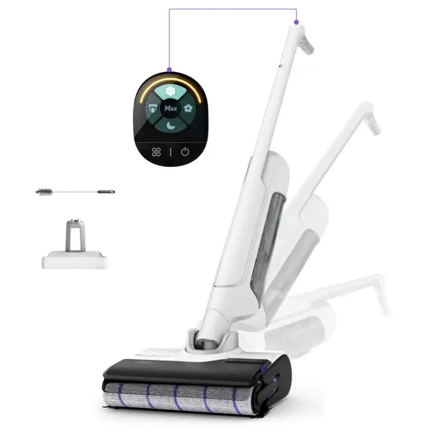 ROWENTA X-Clean 10 Aspirateur laveur sans fil, Longue autonomie, Nettoyage et séchage automatique