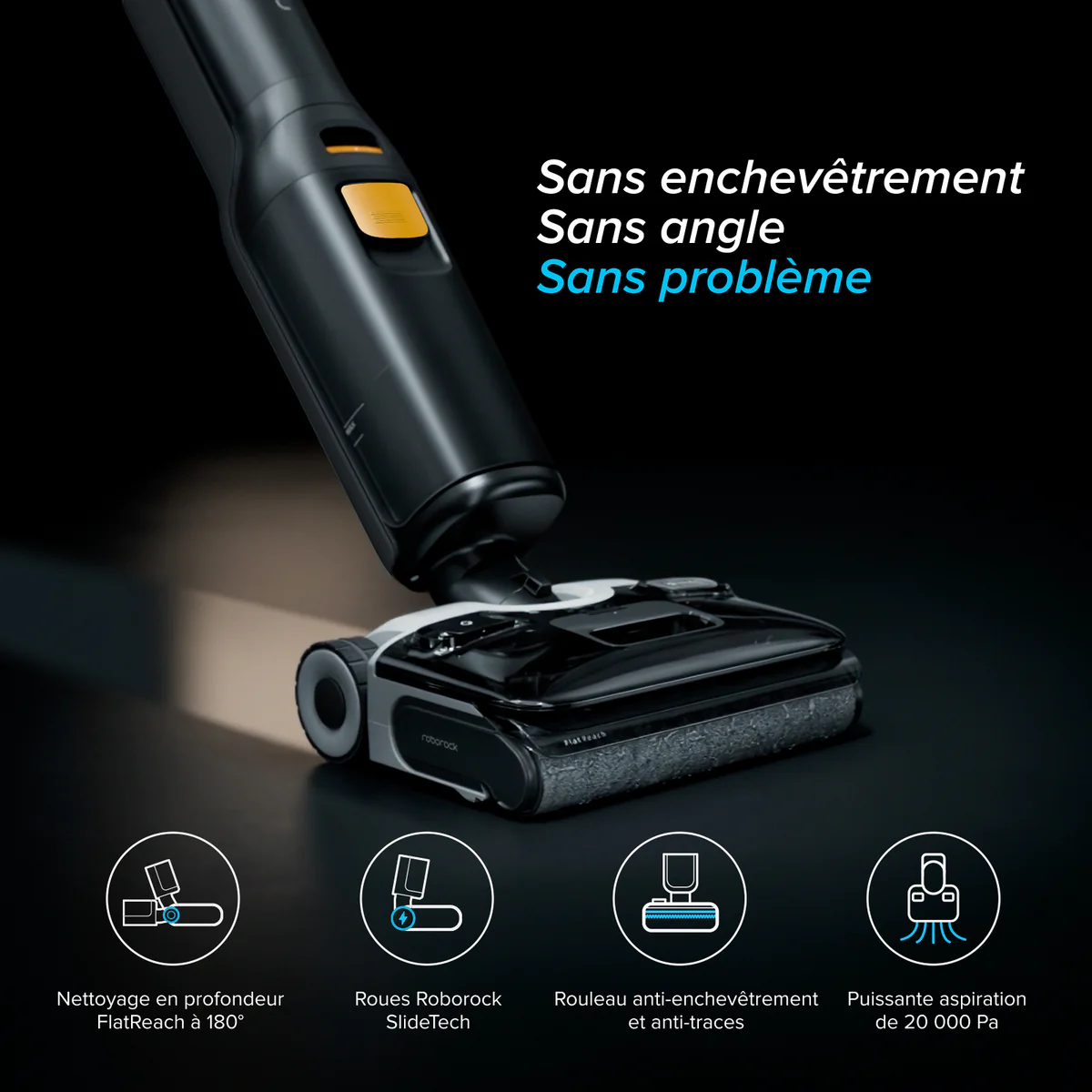 Roborock F25 XT Aspirateur Laveur sans fil sec et humide