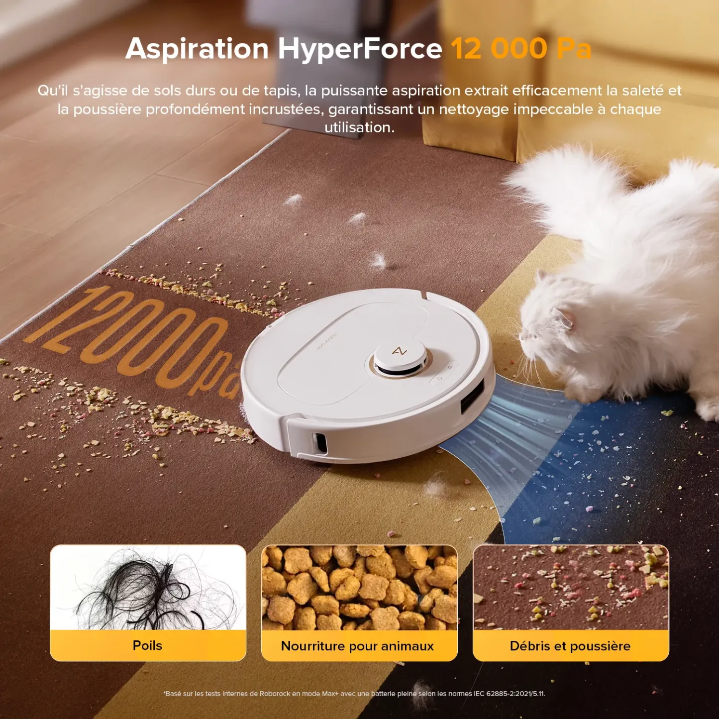 Roborock Qrevo S5V Robot Aspirateur Laveur avec station d’accueil multifonctionnelle