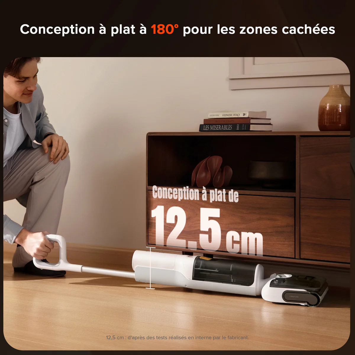 Roborock F25 GT aspirateur laveur sans fil sec et humide