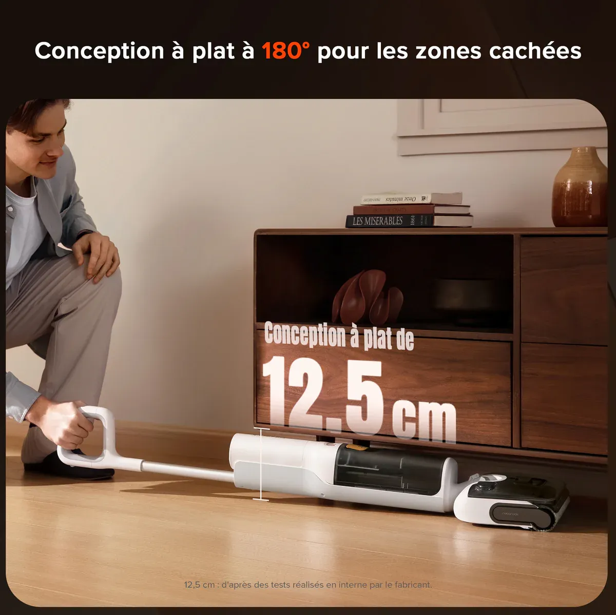 Roborock F25 GT aspirateur laveur sans fil sec et humide