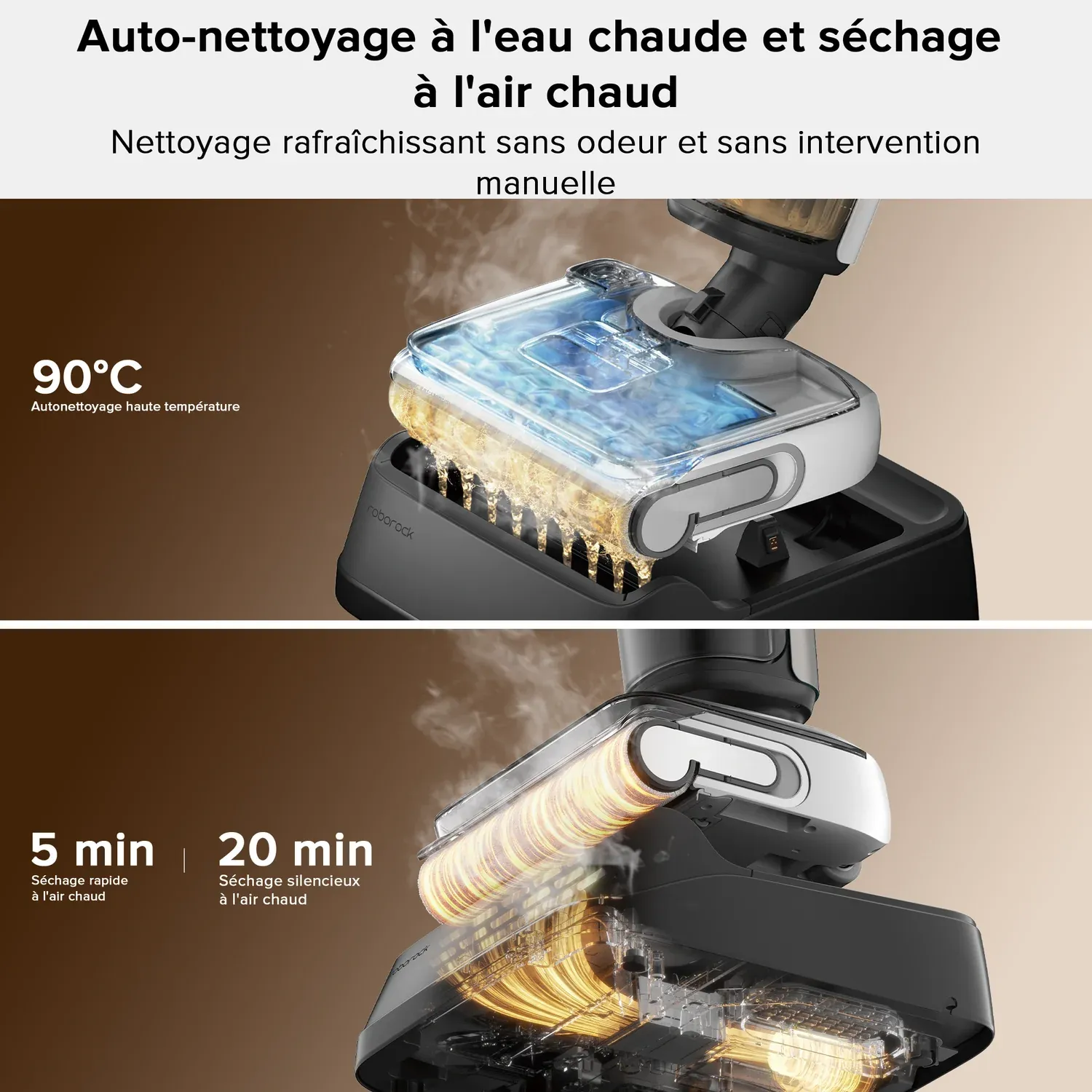 Roborock F25 BX Aspirateur Laveur sans fil sec et humide