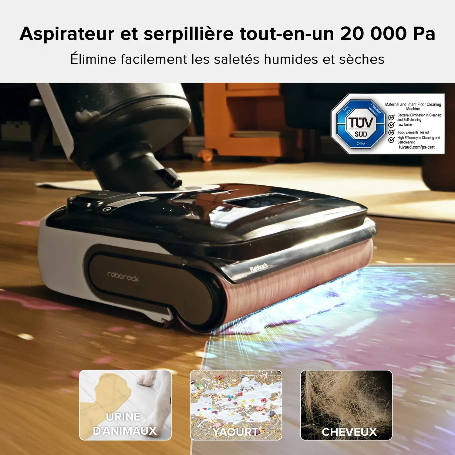 Roborock F25 BX Aspirateur Laveur sans fil sec et humide