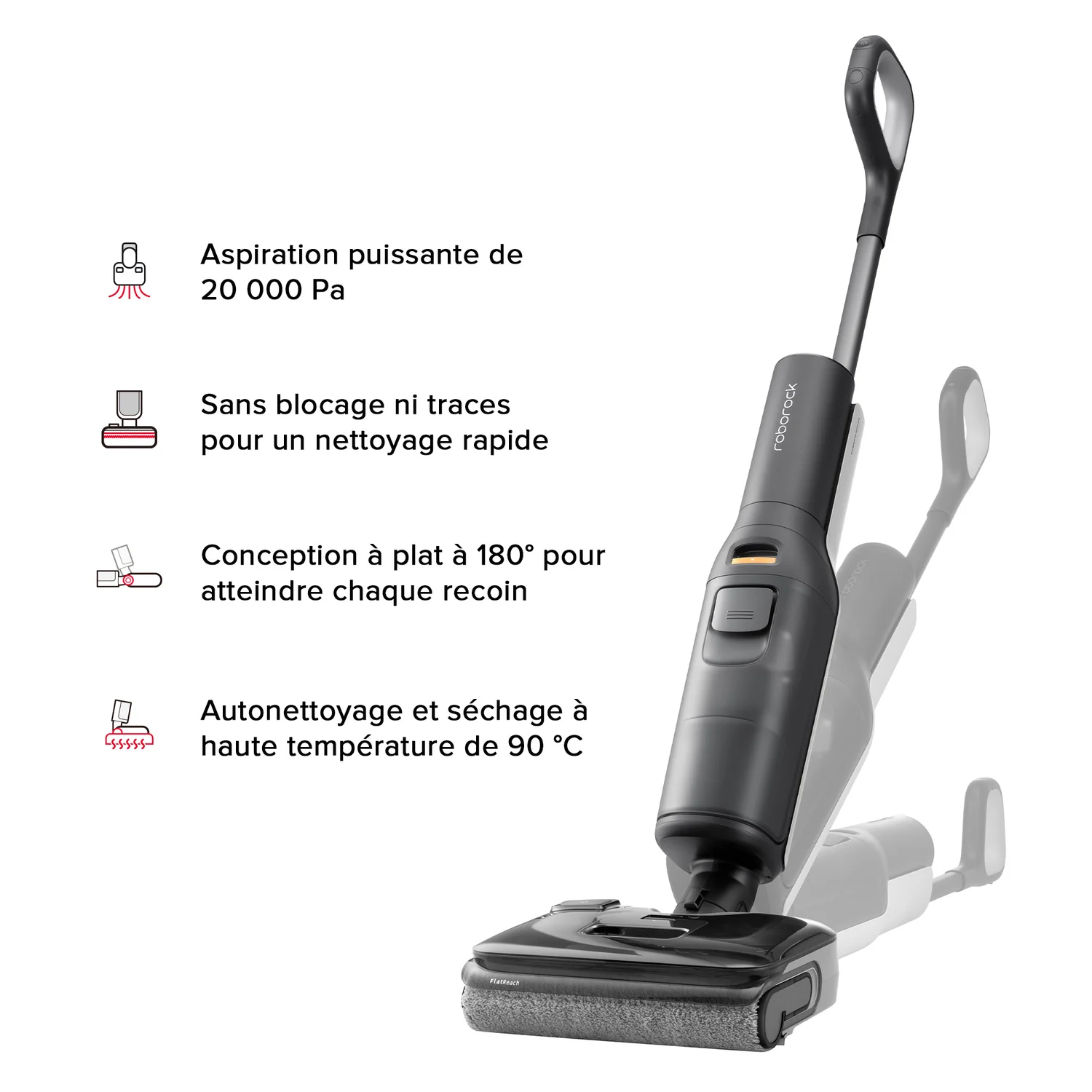 Roborock F25 BX Aspirateur Laveur sans fil sec et humide