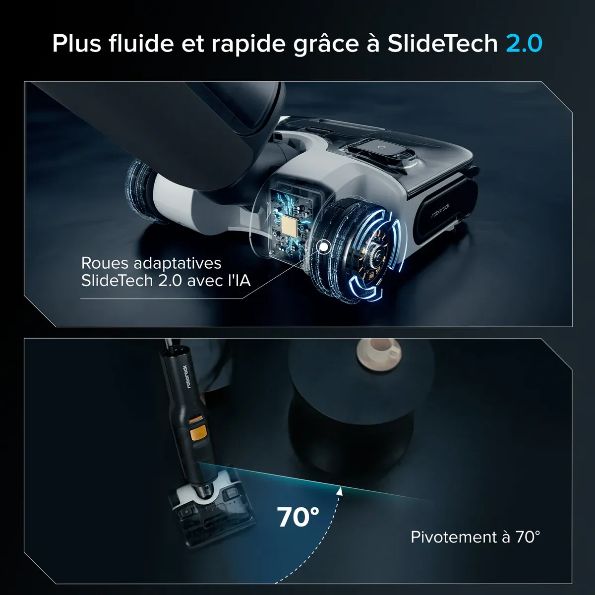 Roborock F25 XT Aspirateur Laveur sans fil sec et humide