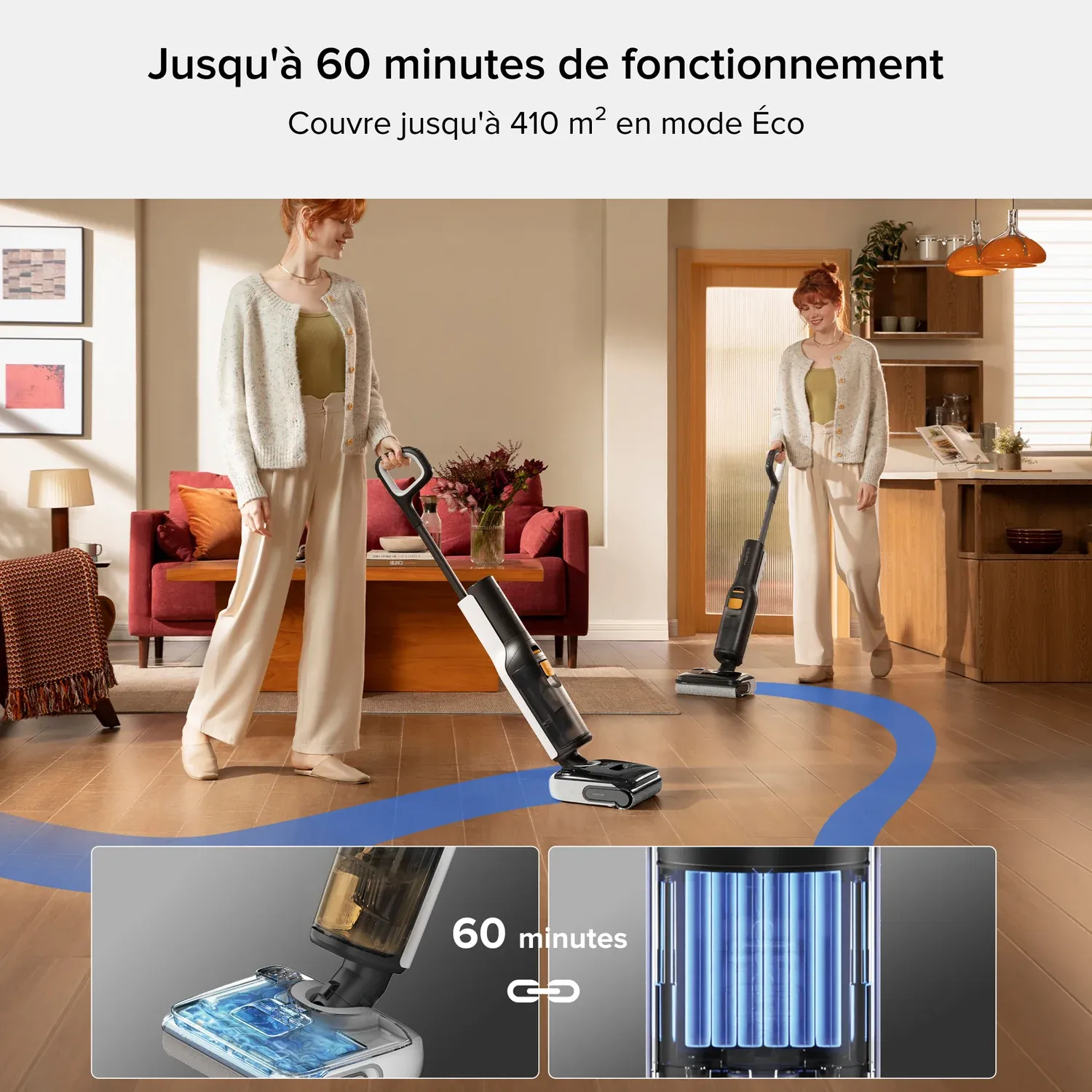 Roborock F25 BX Aspirateur Laveur sans fil sec et humide