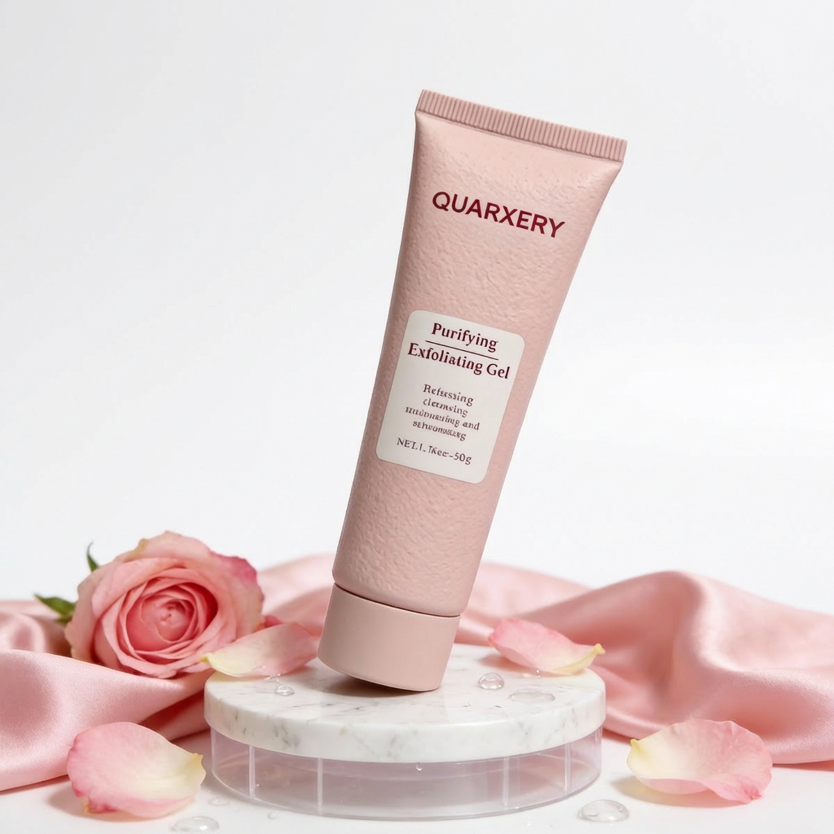 QUARXERY Esfoliante Facial, Esfoliante Corporal, Gel de Limpeza Facial - Gel Exfoliante Purificante