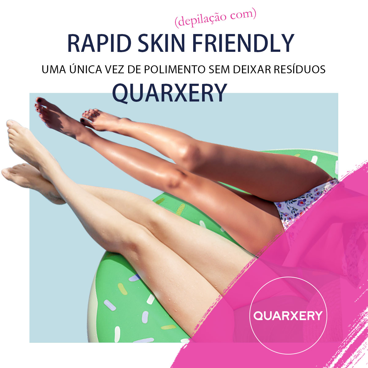 QUARXERY Creme Depilatório: Remoção Rápida em 10 Minutos, Painless e Pele Suave