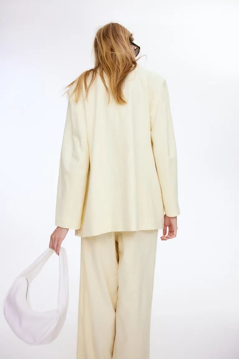 Veste à simple boutonnage