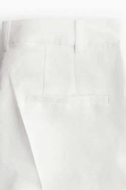 Pantalon habillé en lin mélangé