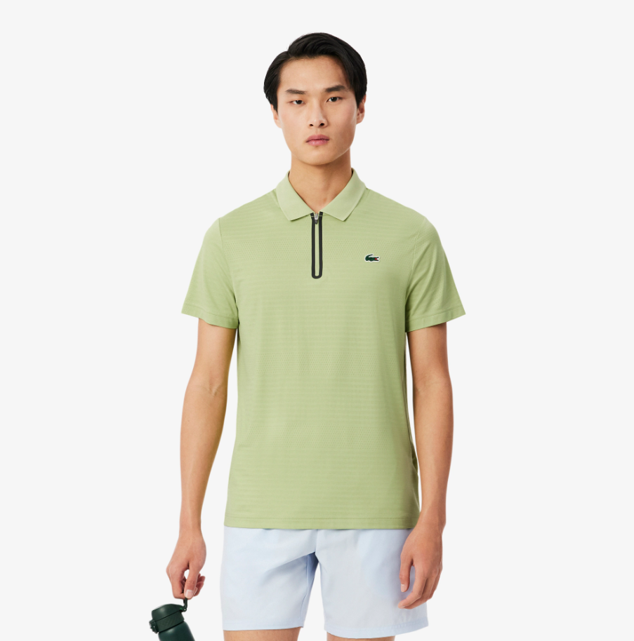 Ultra Dry Stretch Tennis Polo - Green • UYB