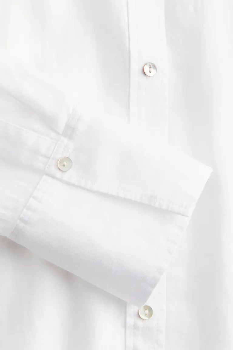 Robe chemise en lin