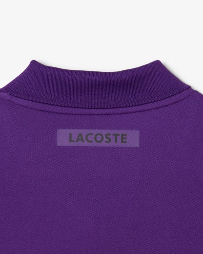 Ultra Dry Printed Slim Fit Tennis Polo - Purple HXL