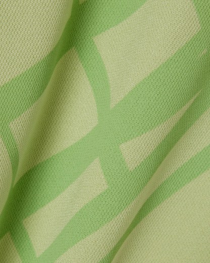 Ultra Dry Printed Slim Fit Tennis Polo - Green